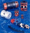 Lovejoy Jaw couplings are available in the largest variety of stock bore & keyway combinations. These couplings require no lubrication and are ideal for light, medium, and heavy-duty motor and power transmission applications.